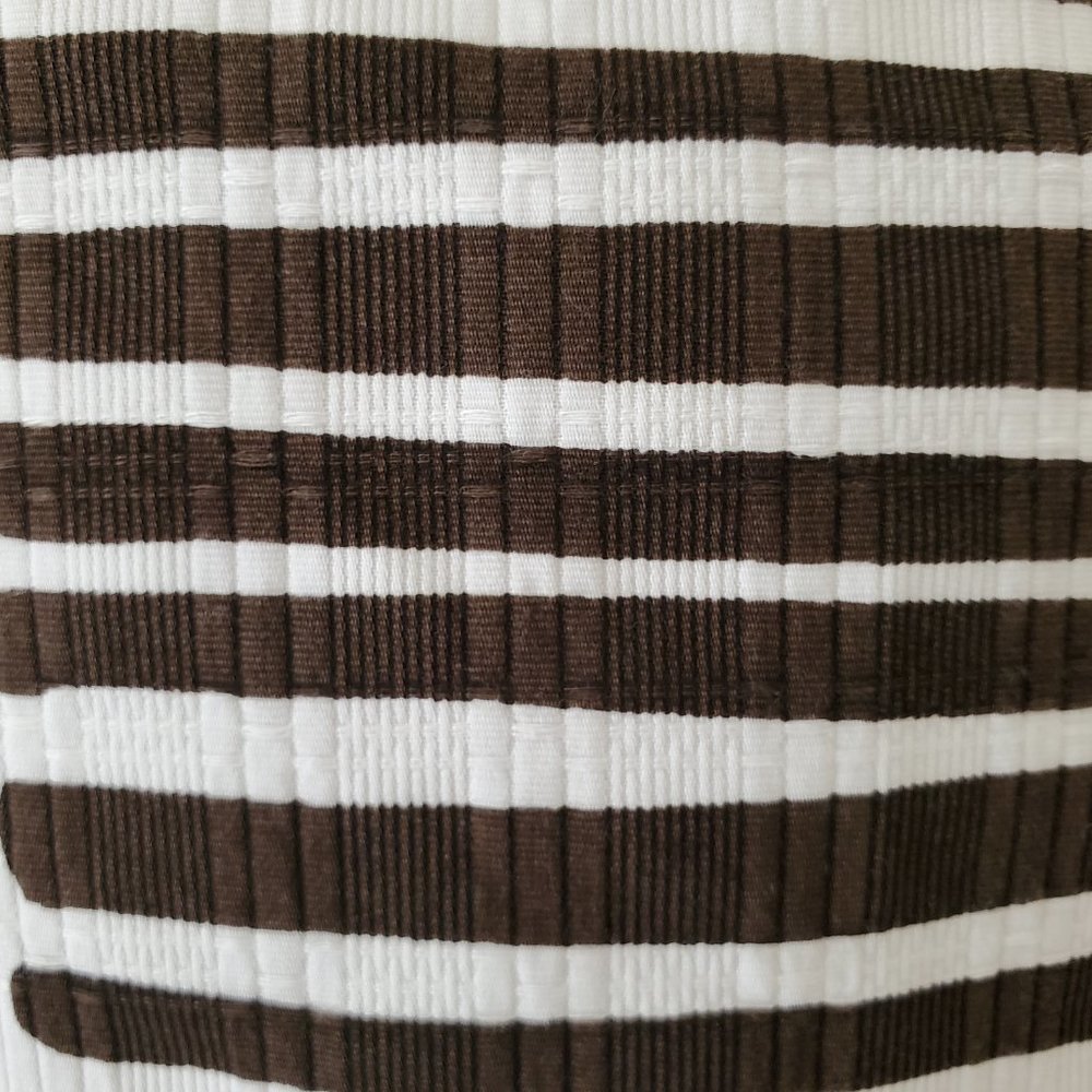Ann Taylor Tribal Mudcloth Print Textured Mini Skirt | NWOT | 00P | Brown White - Picture 9 of 14